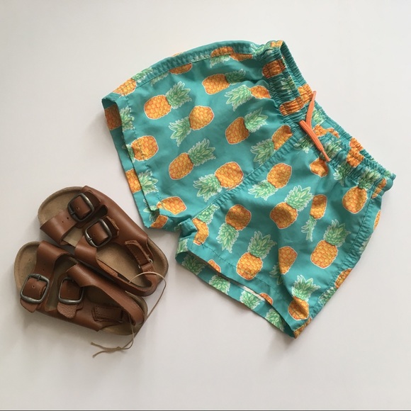 Zara Other - Bermuda swim shorts and Buckled leather sandals.
